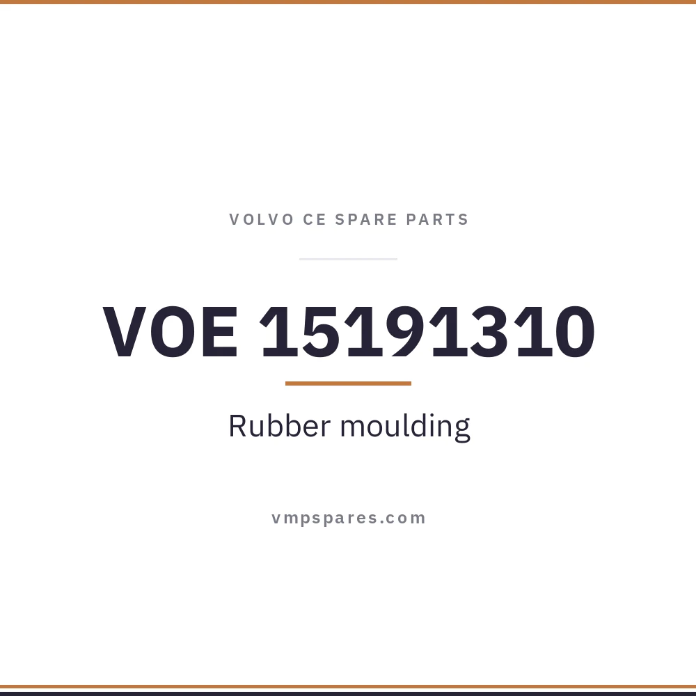 VOE 15191310 – Rubber moulding