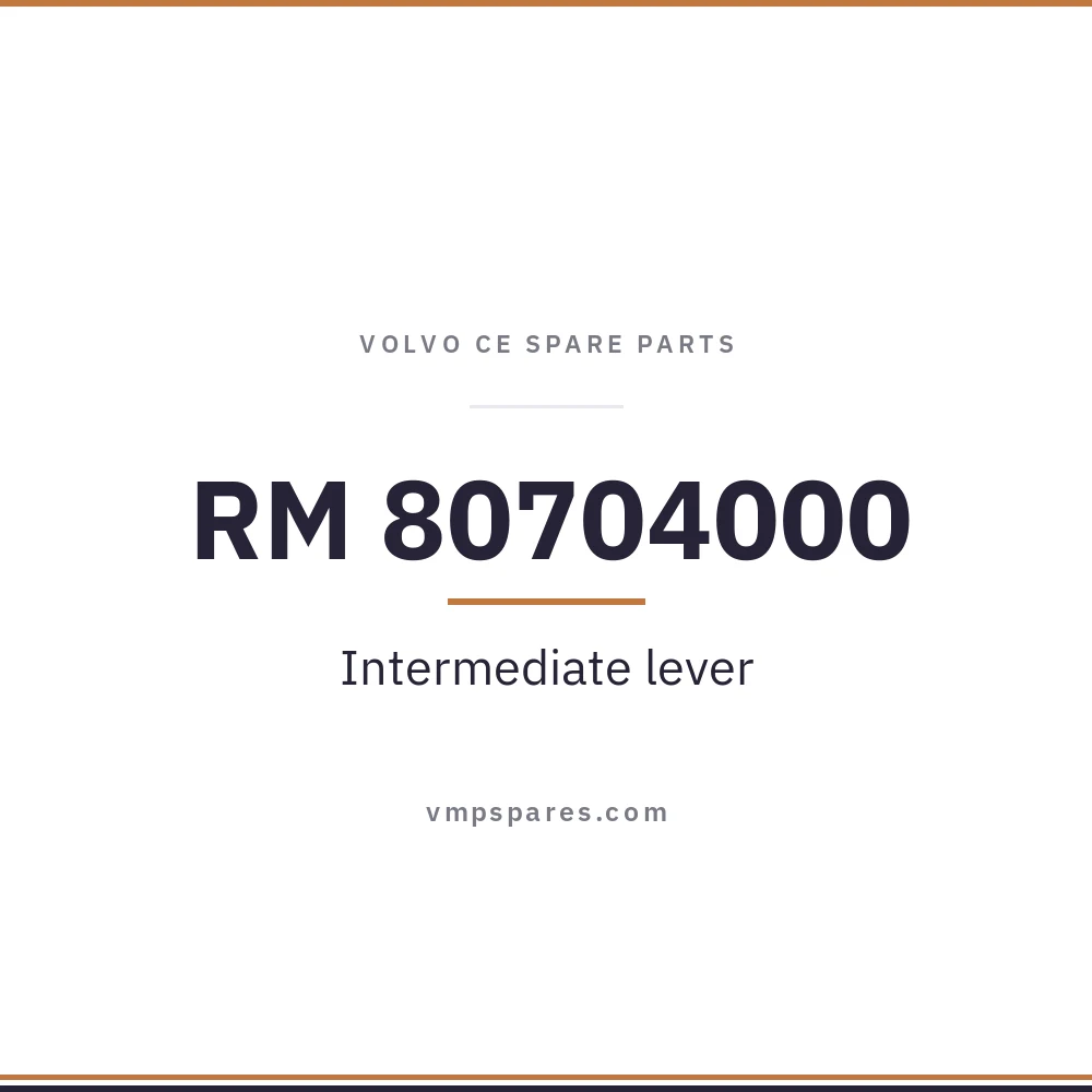RM 80704000 – Intermediate lever