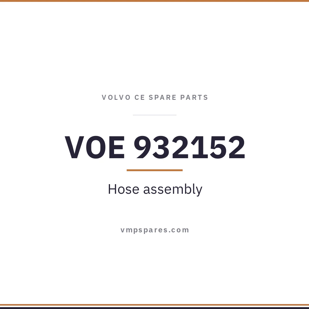 VOE 932152 – Hose assembly