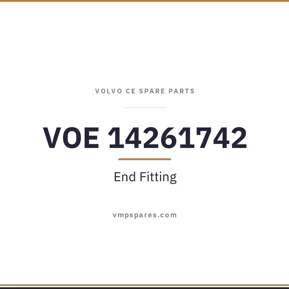 VOE 14261742 – End Fitting