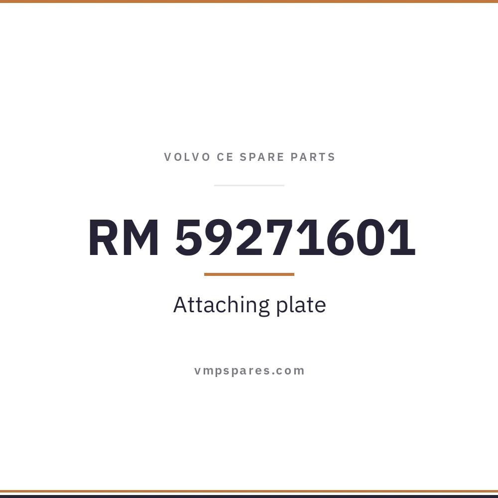 RM 59271601 – Attaching plate