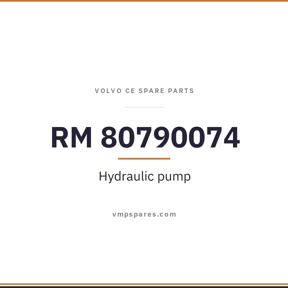 RM 80790074 – Hydraulic pump