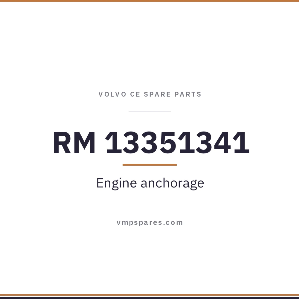 RM 13351341 – Engine anchorage