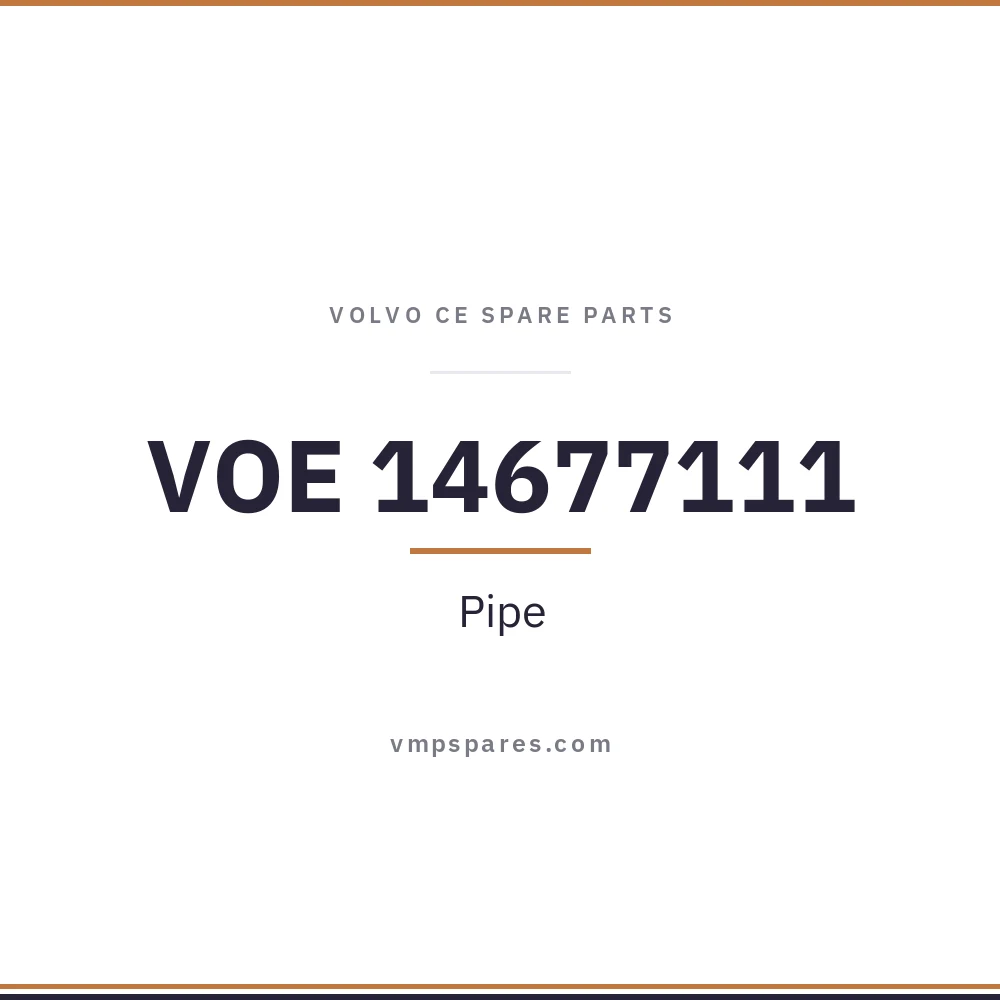 VOE 14677111 – Pipe