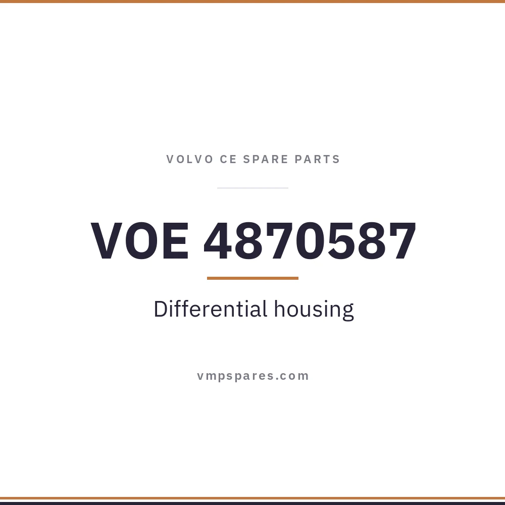 VOE 4870587 – Differential housing