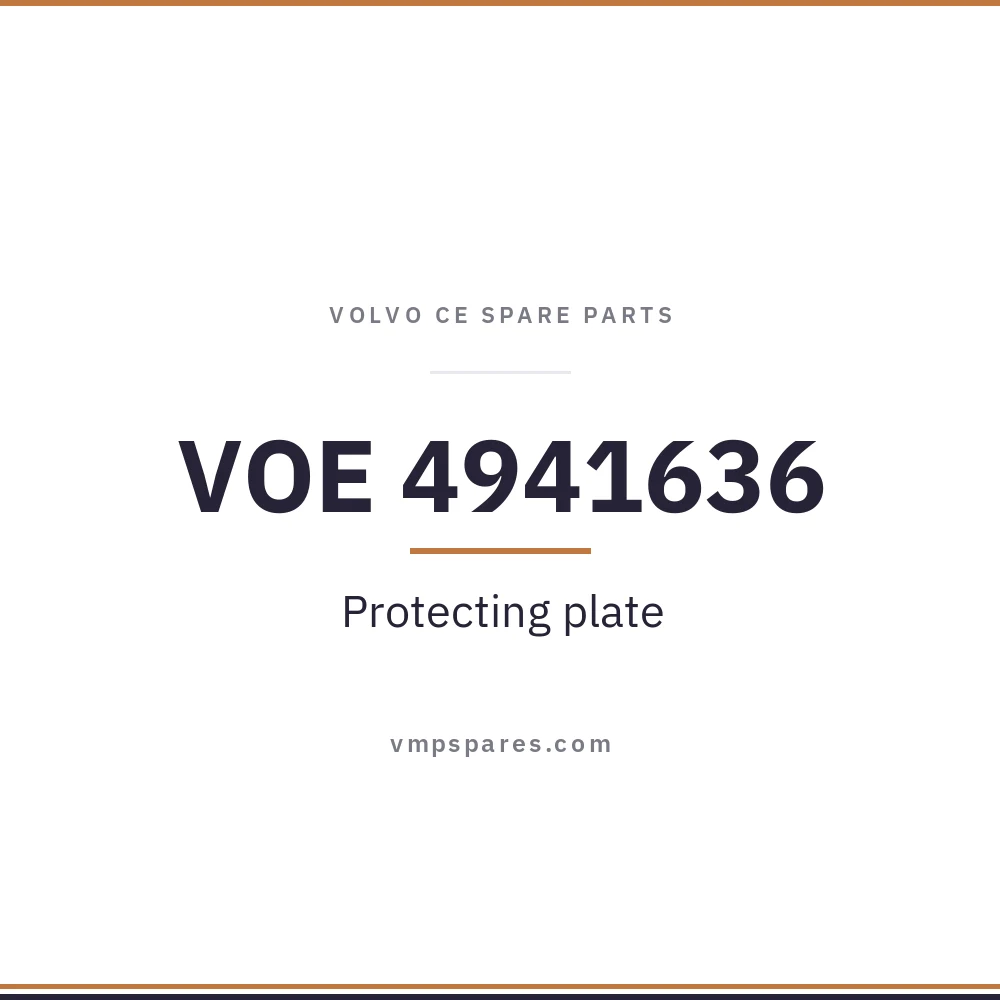 VOE 4941636 – Protecting plate