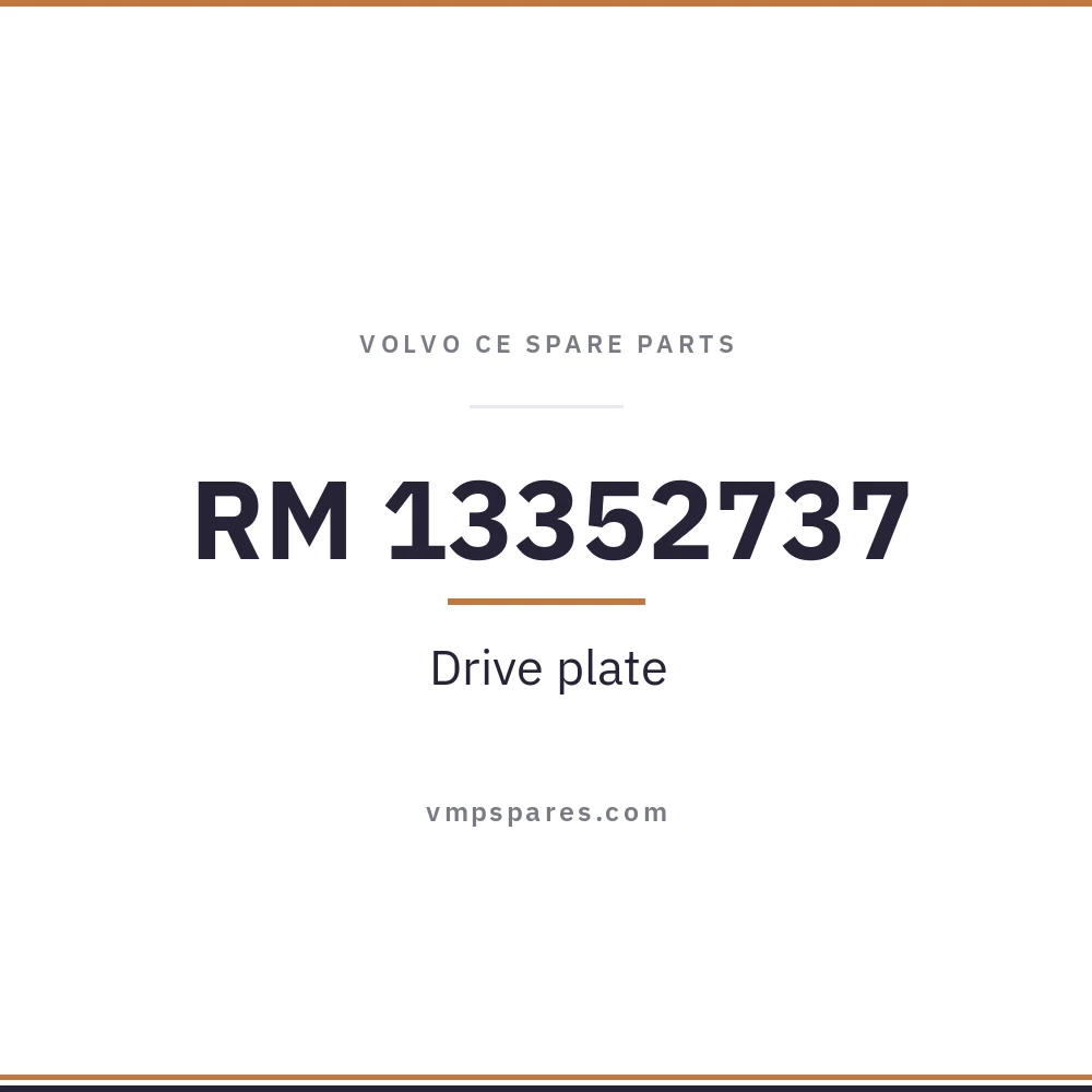 RM 13352737 – Drive plate