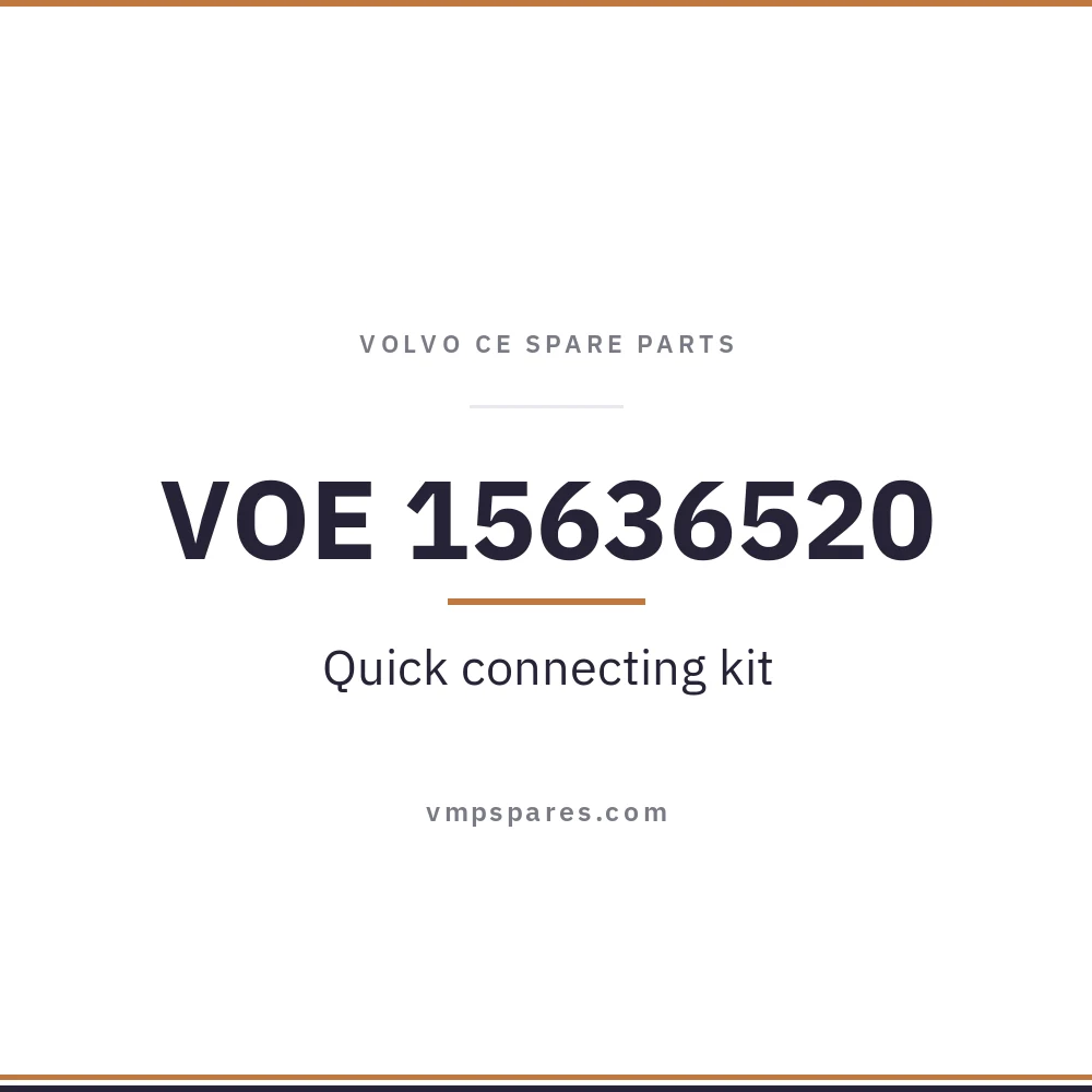 VOE 15636520 – Quick connecting kit
