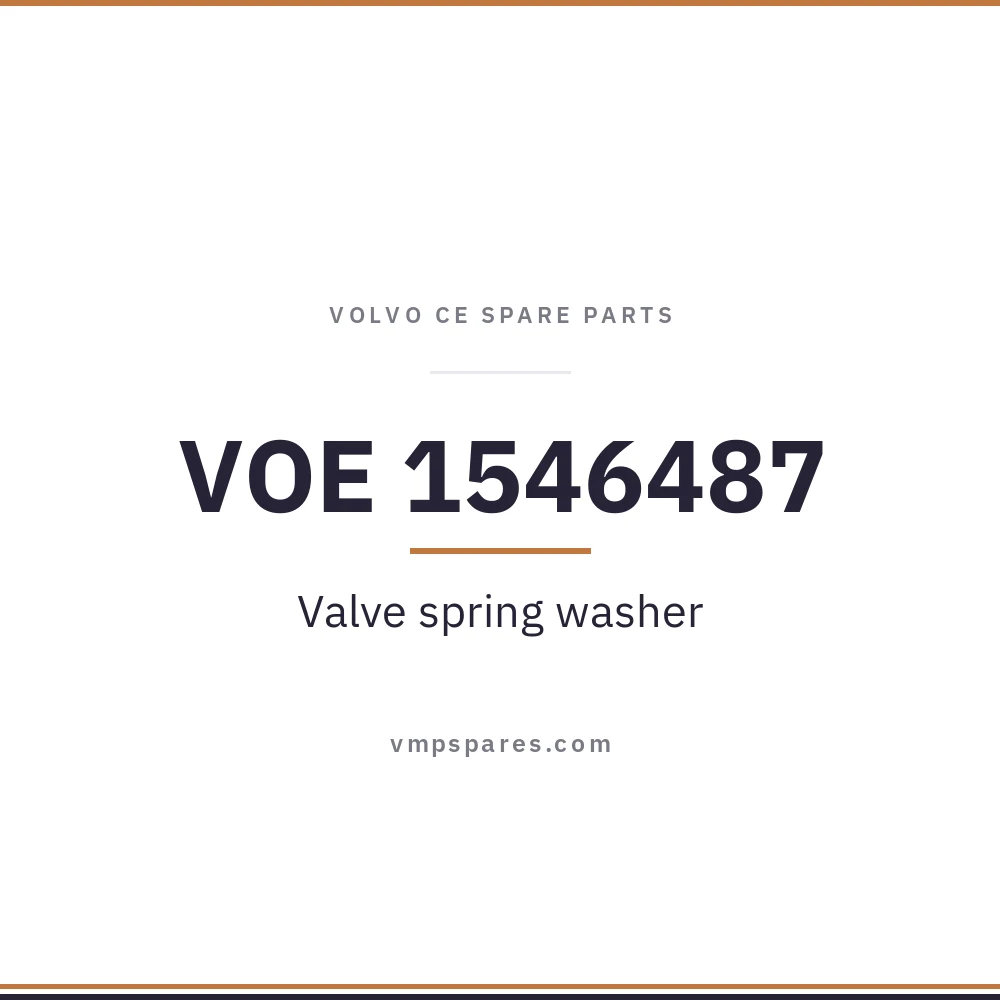 VOE 1546487 – Valve spring washer