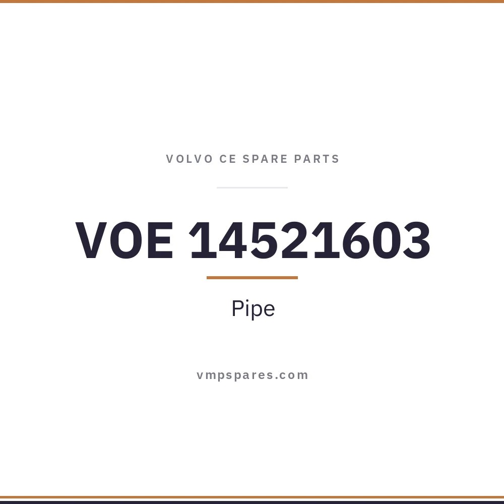 VOE 14521603 – Pipe