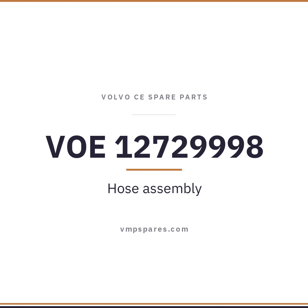 VOE 12729998 – Hose assembly