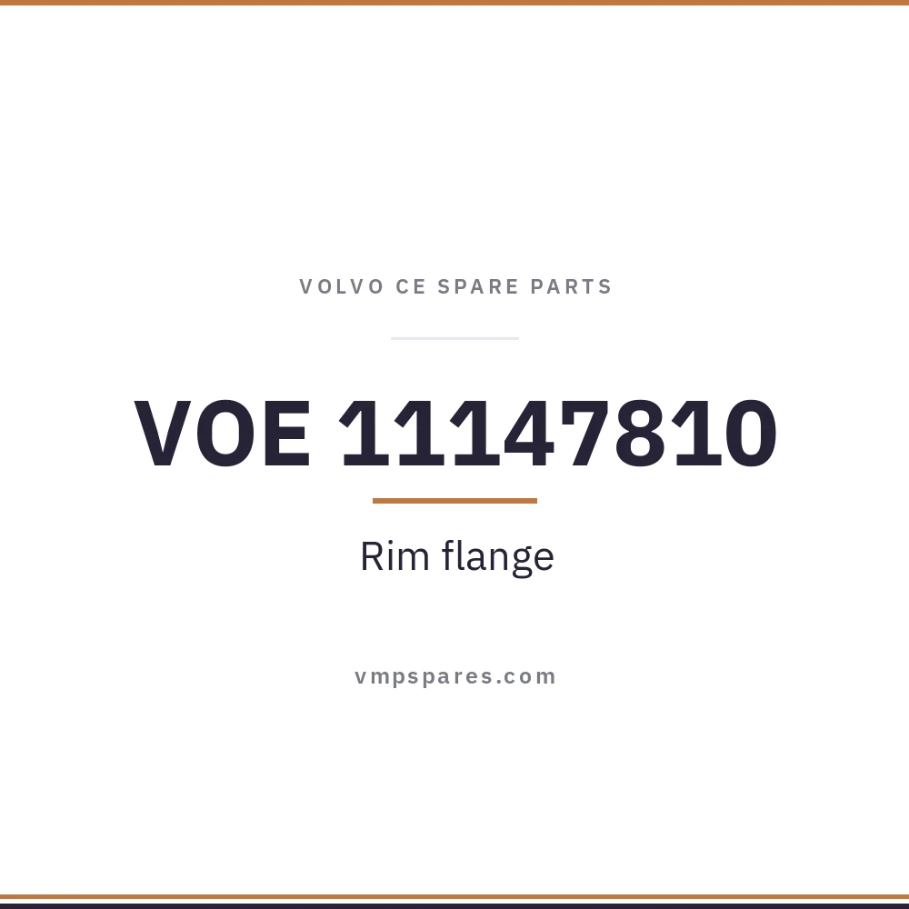 VOE 11147810 – Rim flange