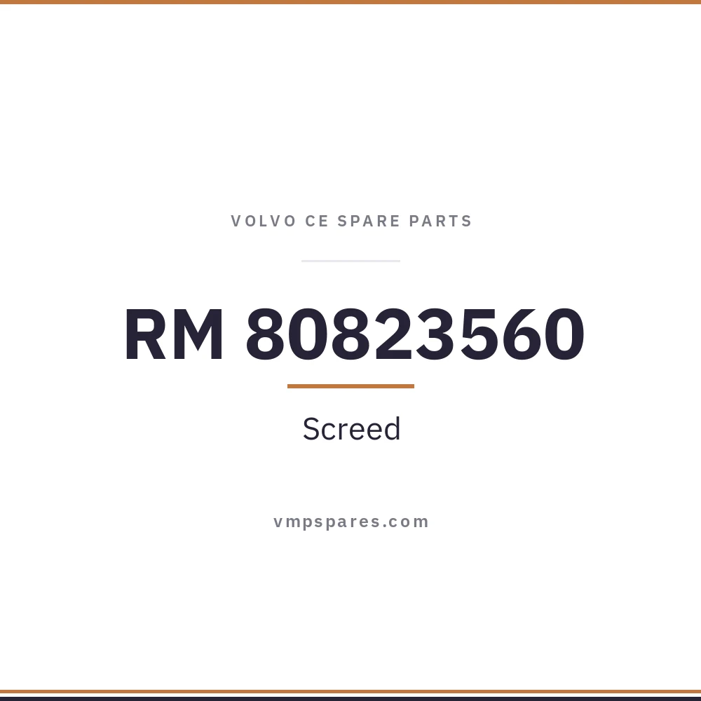 RM 80823560 – Screed