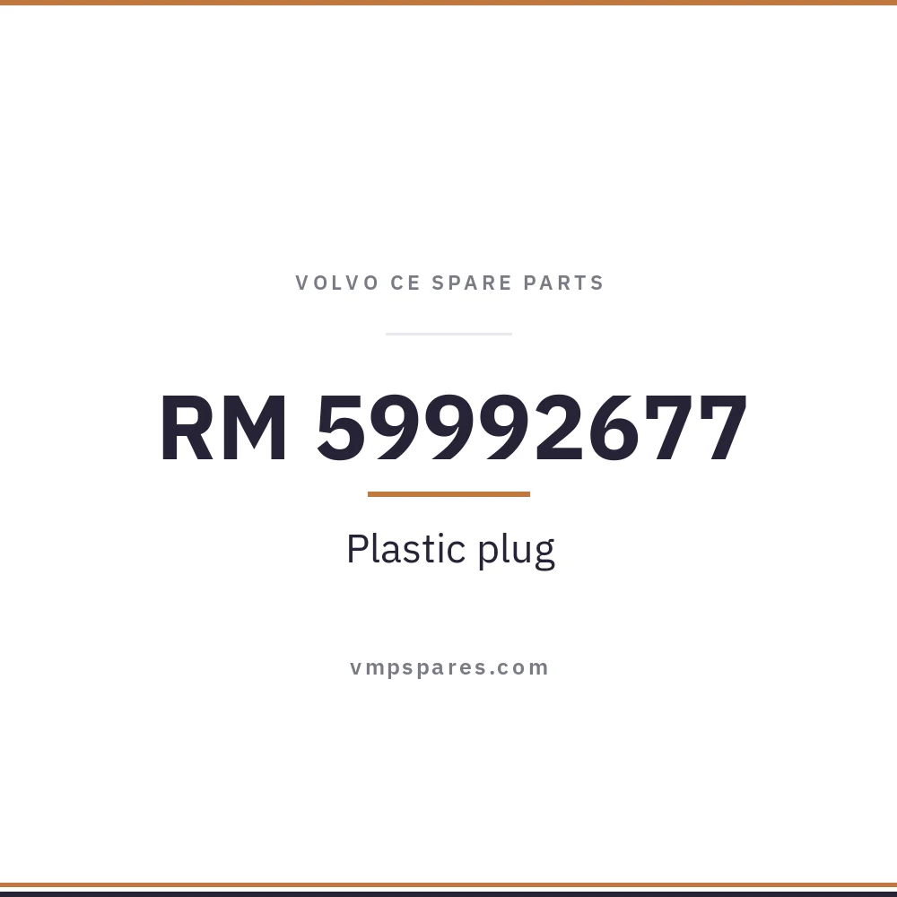 RM 59992677 – Plastic plug