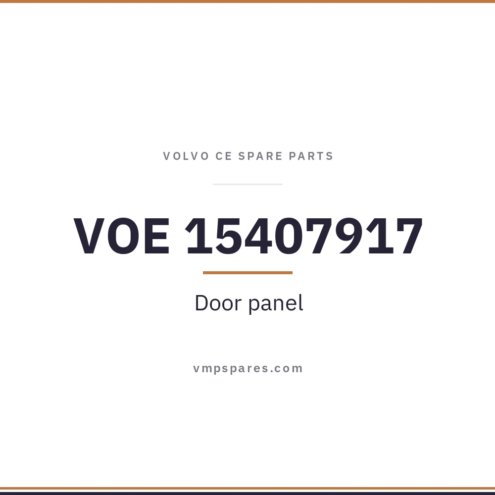 VOE 15407917 – Door panel