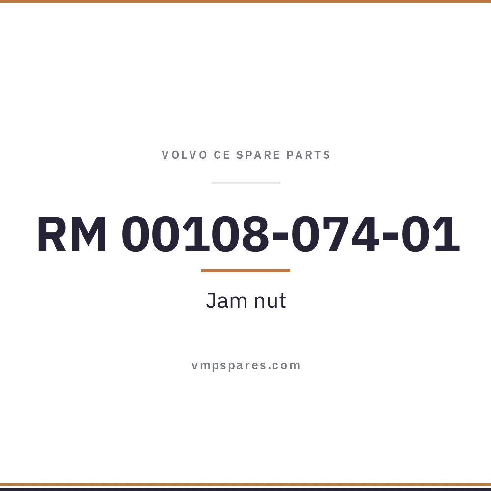 RM 00108-074-01 – Jam nut