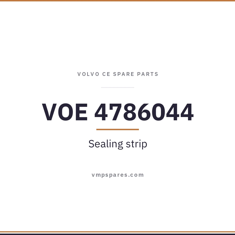 VOE 4786044 – Sealing strip