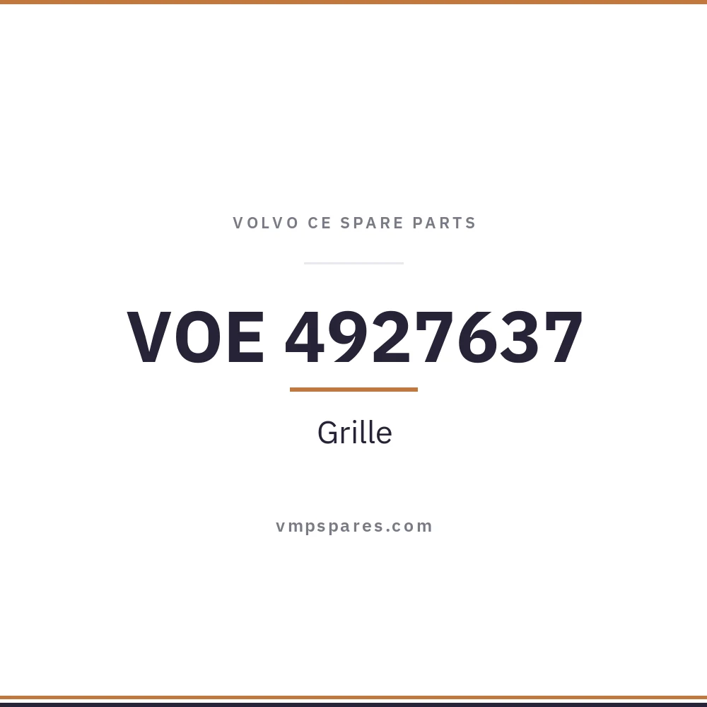 VOE 4927637 – Grille