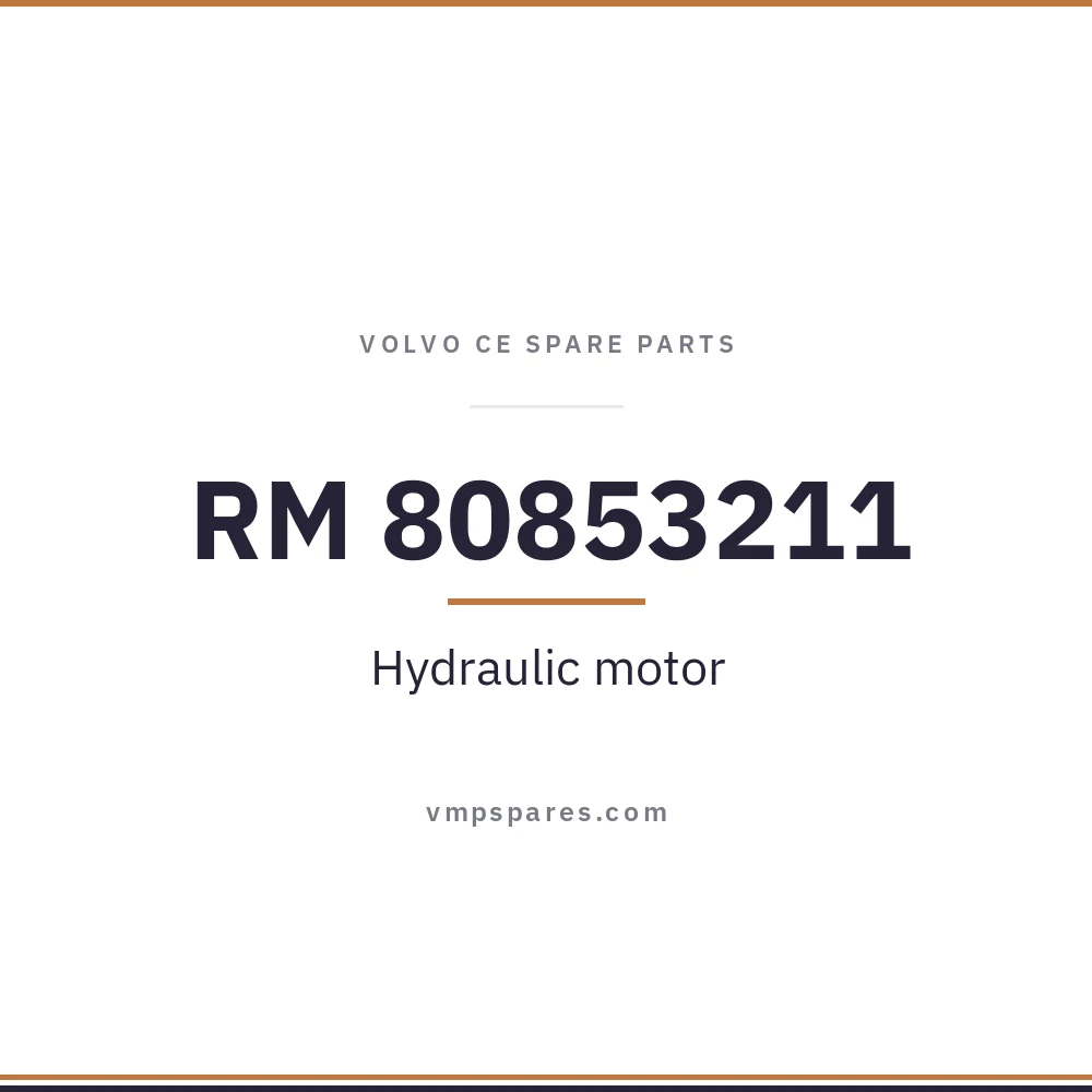 RM 80853211 – Hydraulic motor