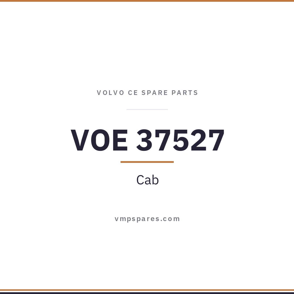 VOE 37527 – Cab