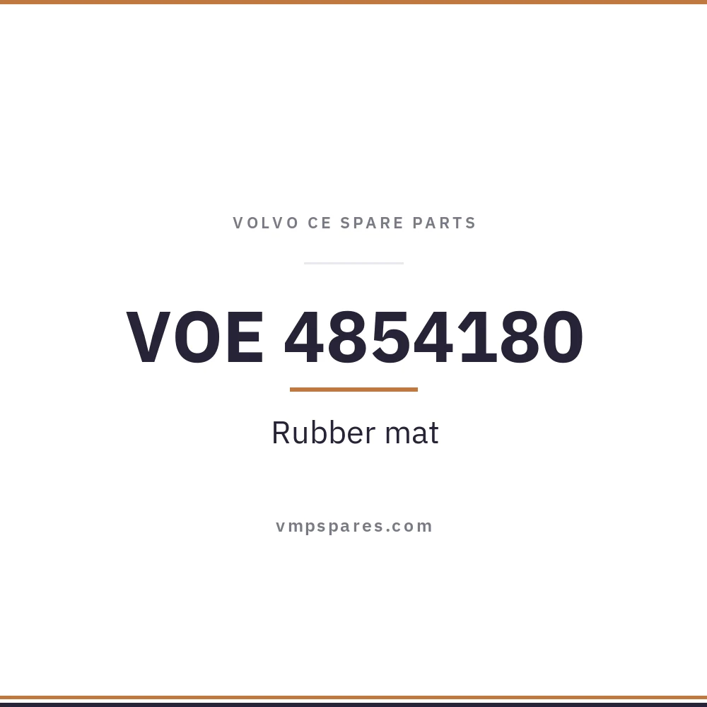 VOE 4854180 – Rubber mat