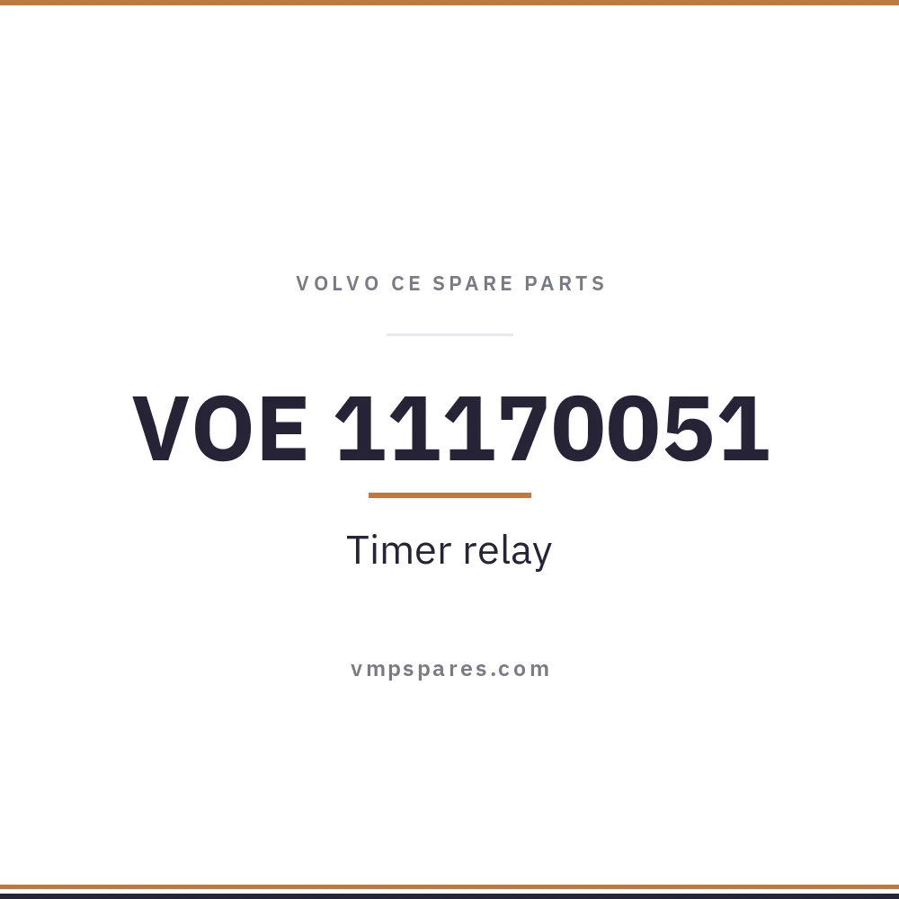 VOE 11170051 – Timer relay