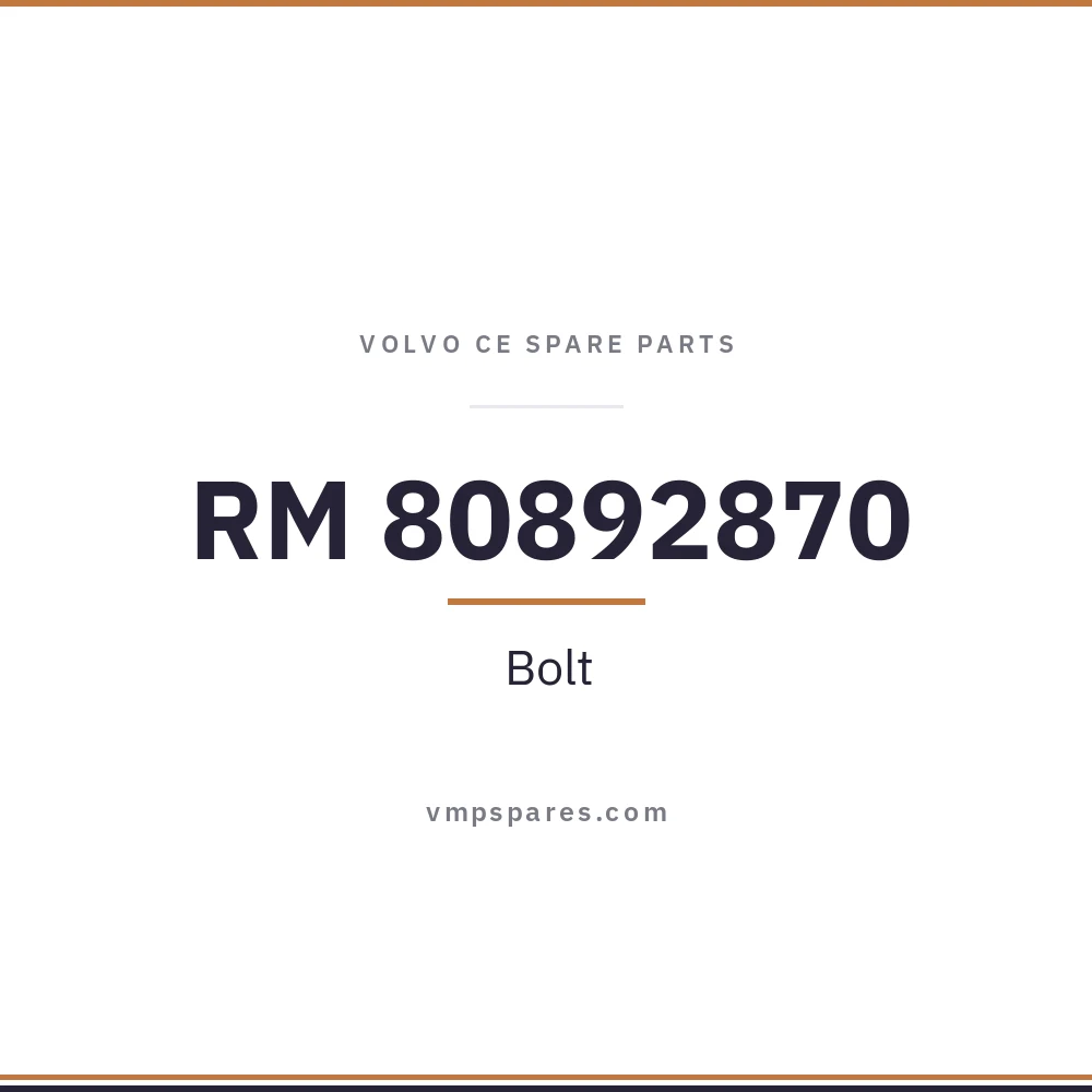 RM 80892870 – Bolt