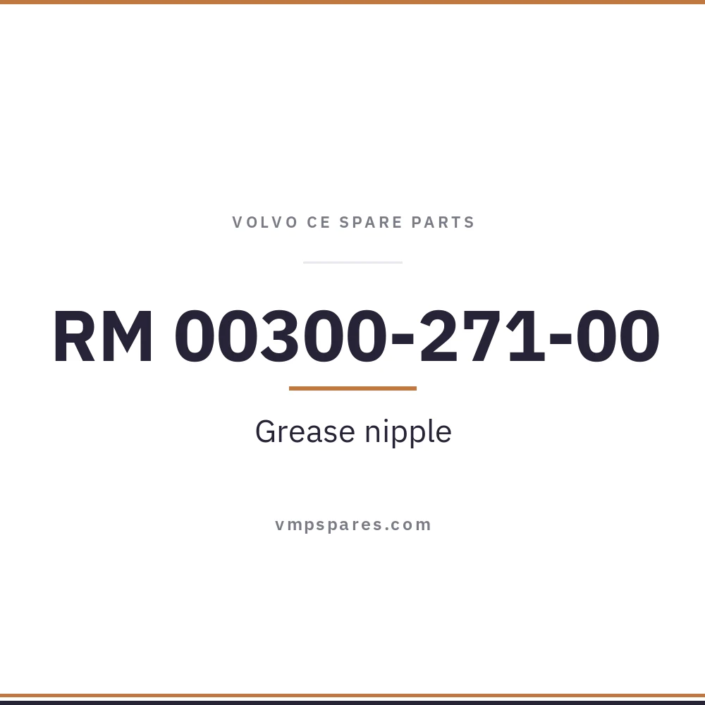 RM 00300-271-00 – Grease nipple