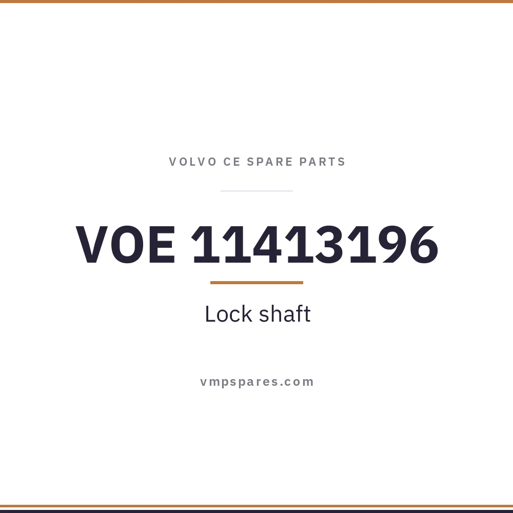 VOE 11413196 – Lock shaft