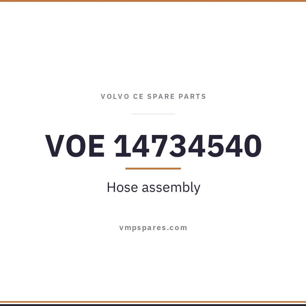 VOE 14734540 – Hose assembly