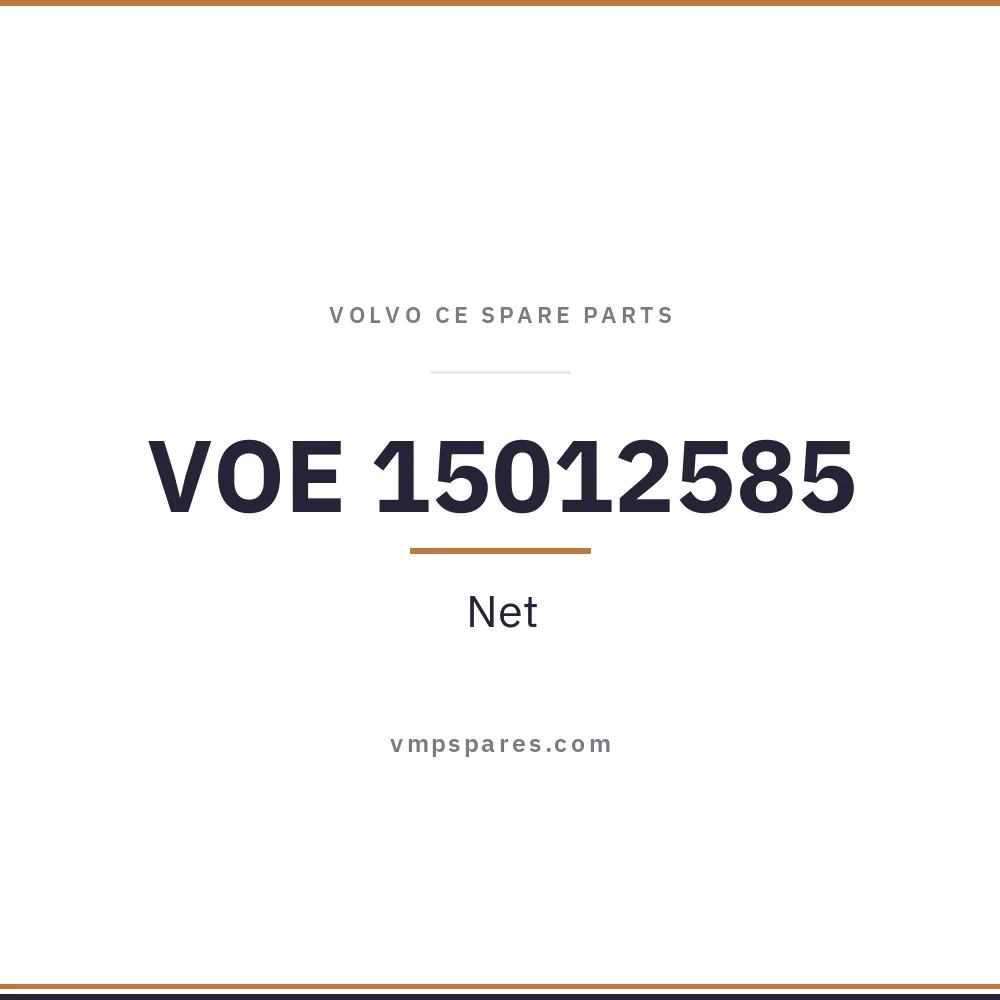 VOE 15012585 – Net
