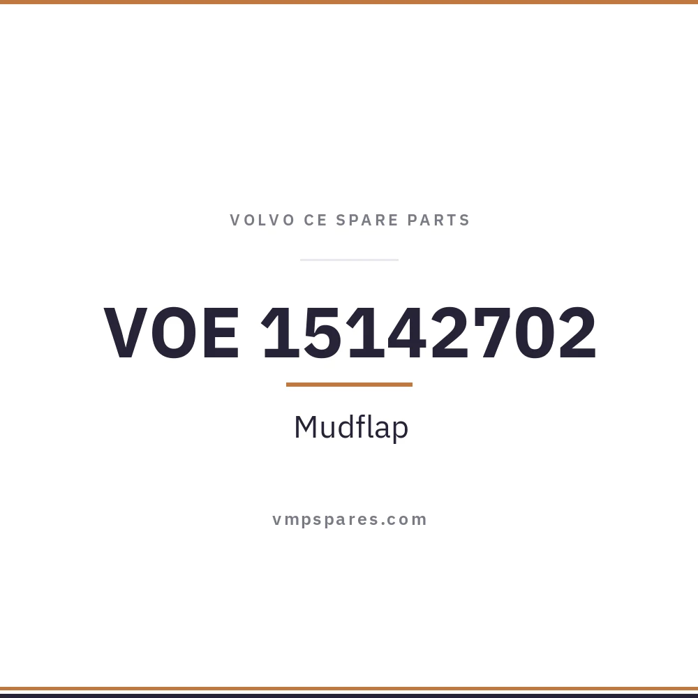 VOE 15142702 – Mudflap