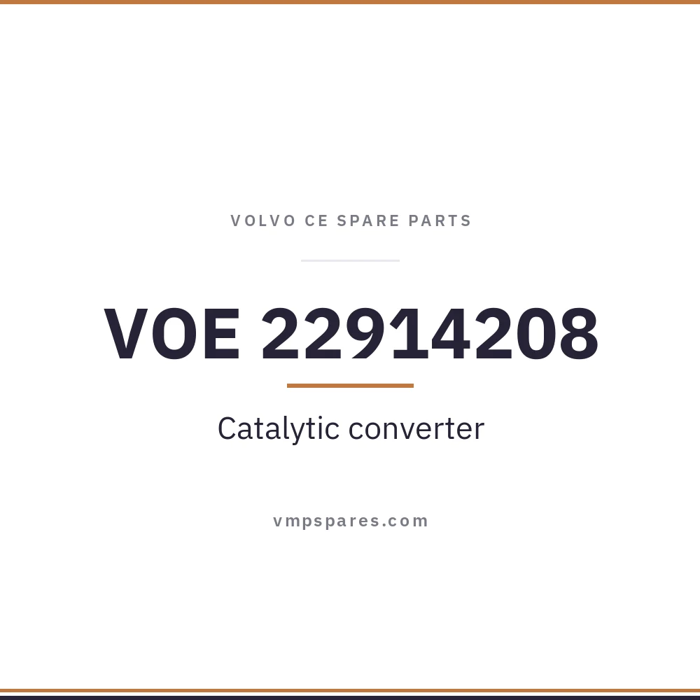 VOE 22914208 – Catalytic converter