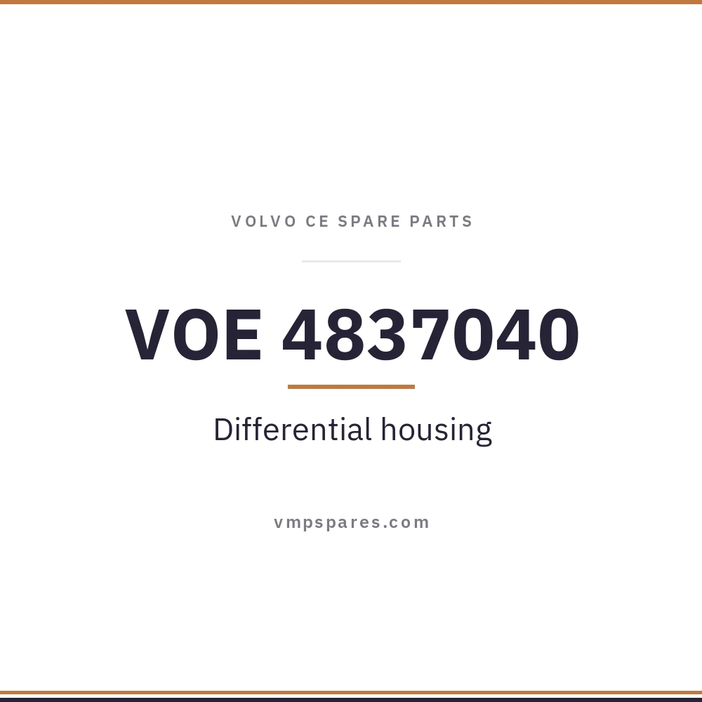 VOE 4837040 – Differential housing