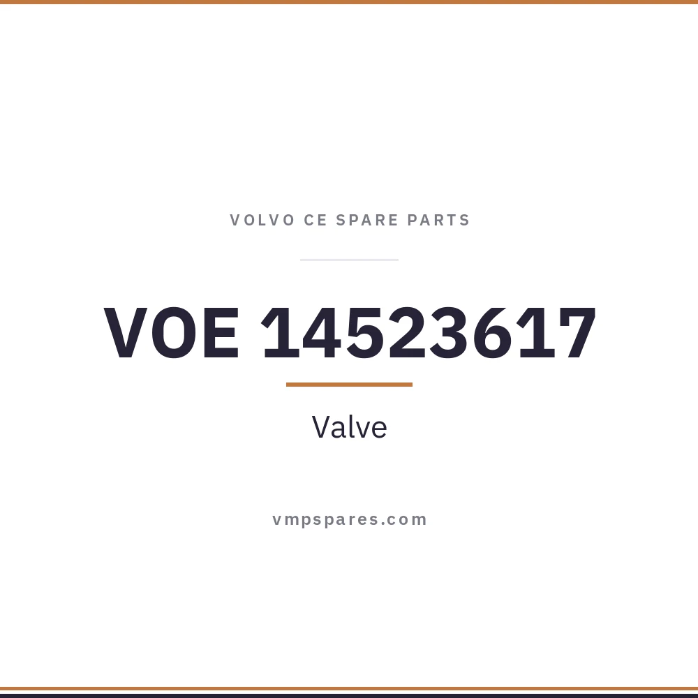 VOE 14523617 – Valve