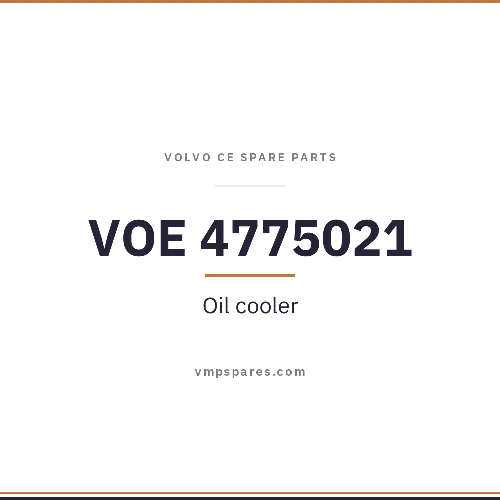 VOE 4775021 – Oil cooler