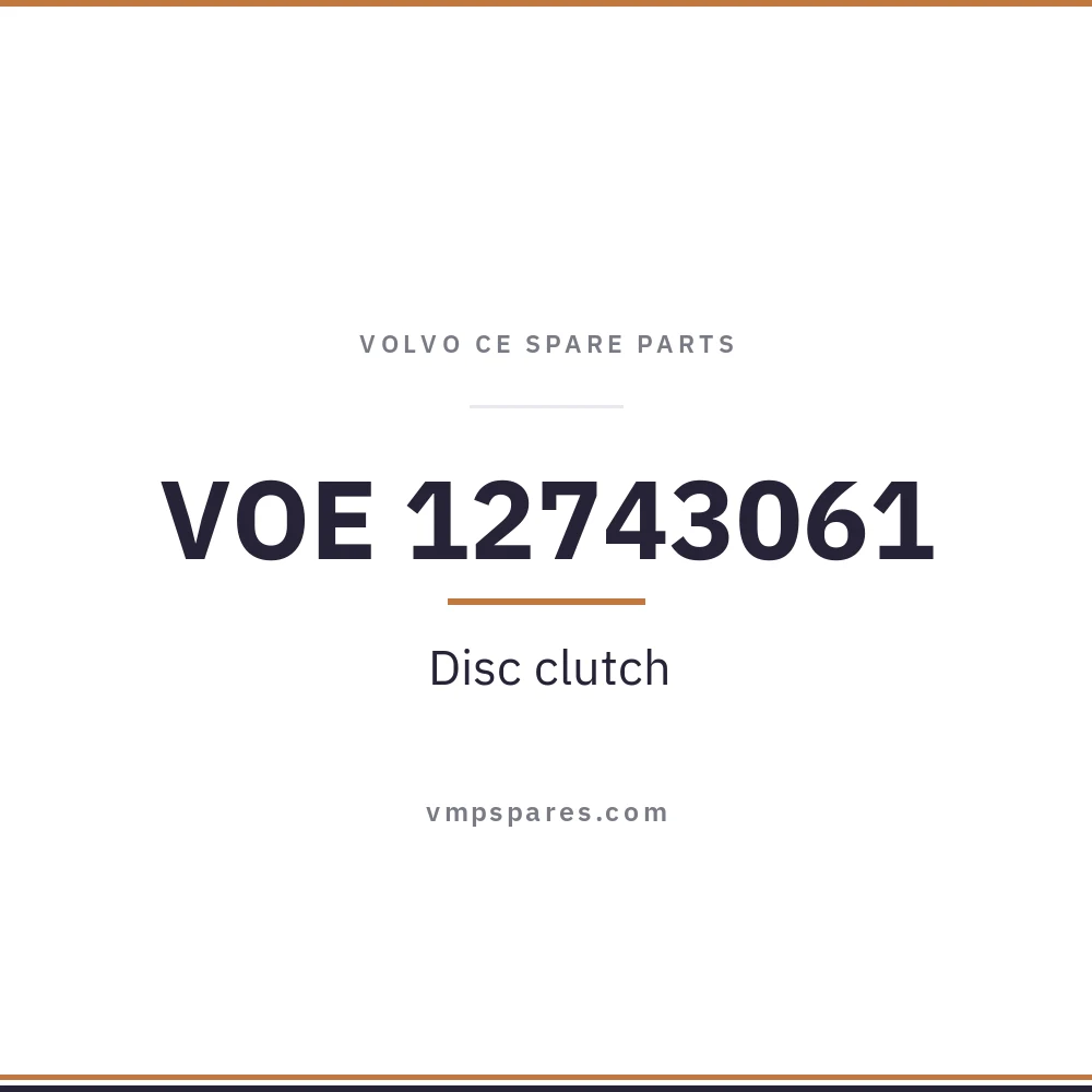 VOE 12743061 – Disc clutch