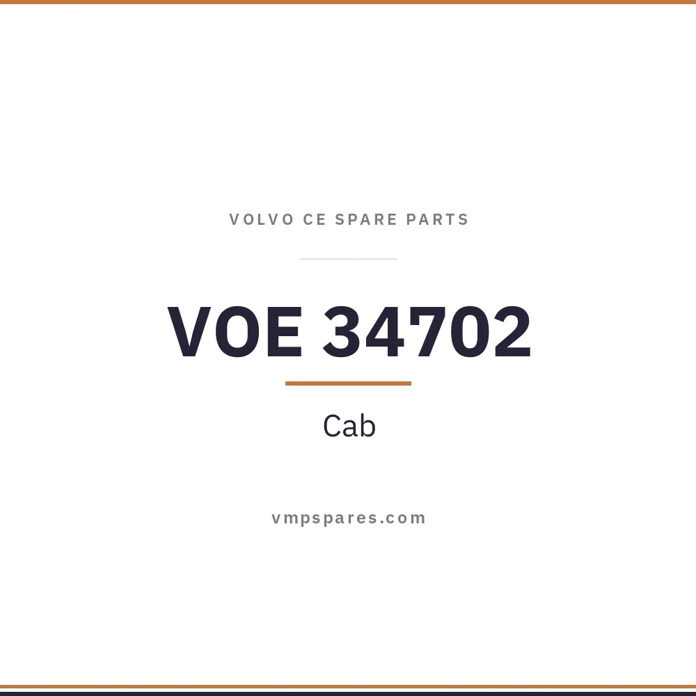 VOE 34702 – Cab