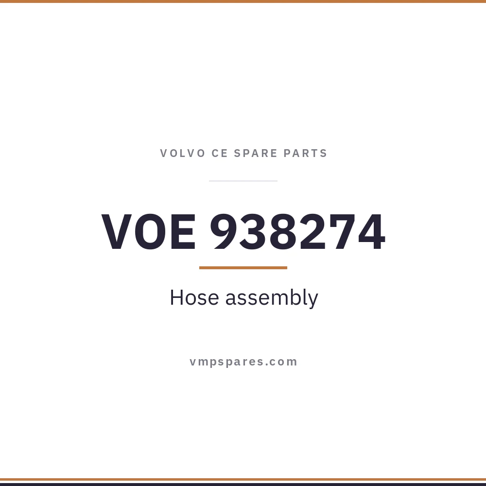 VOE 938274 – Hose assembly
