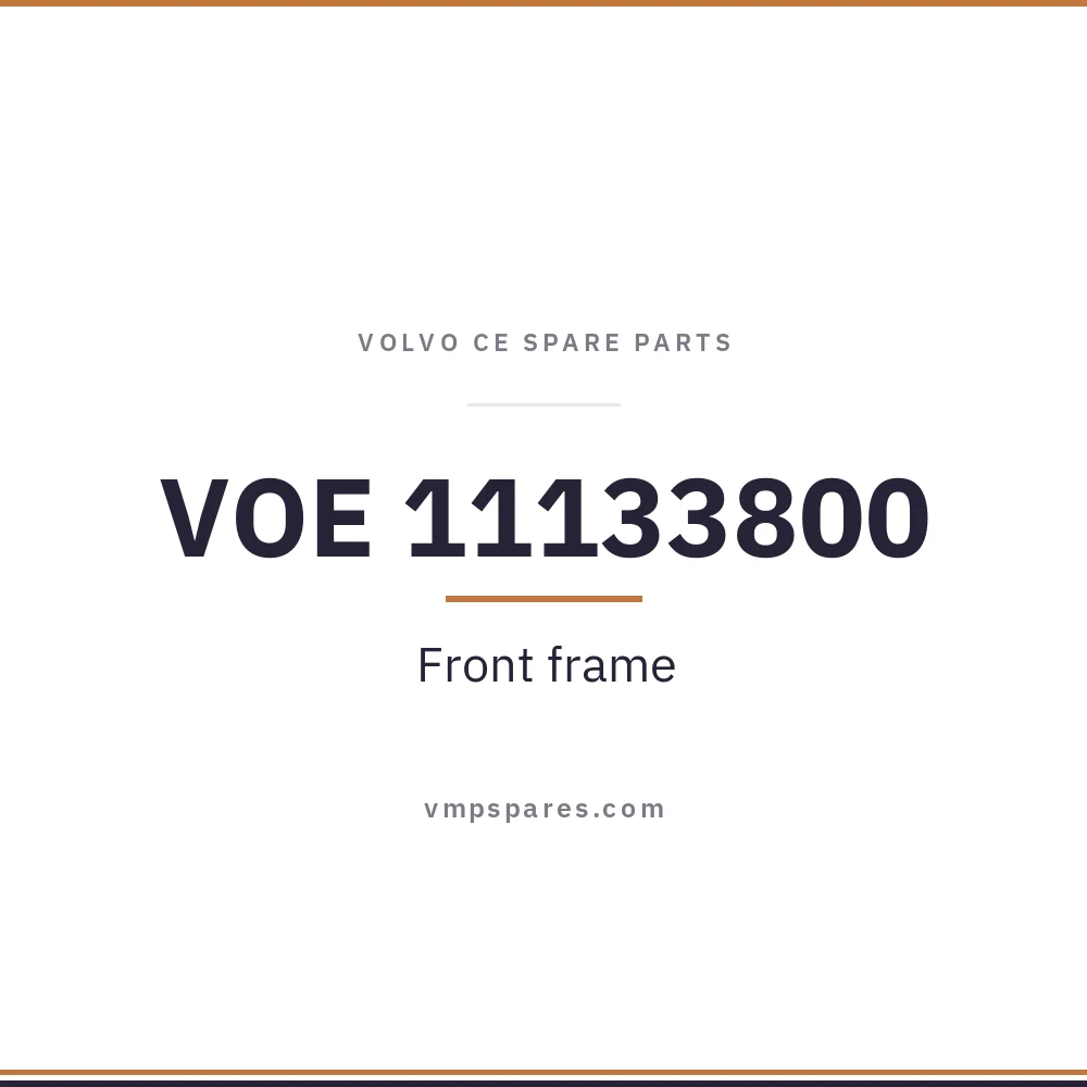 VOE 11133800 – Front frame
