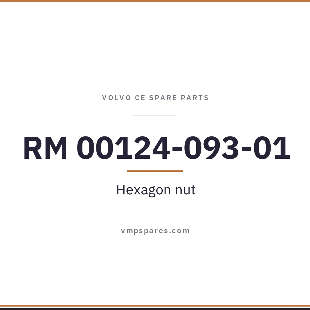 RM 00124-093-01 – Hexagon nut