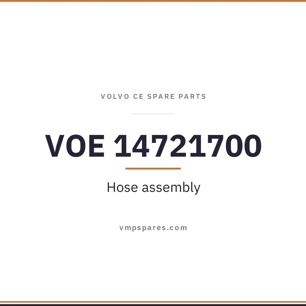 VOE 14721700 – Hose assembly