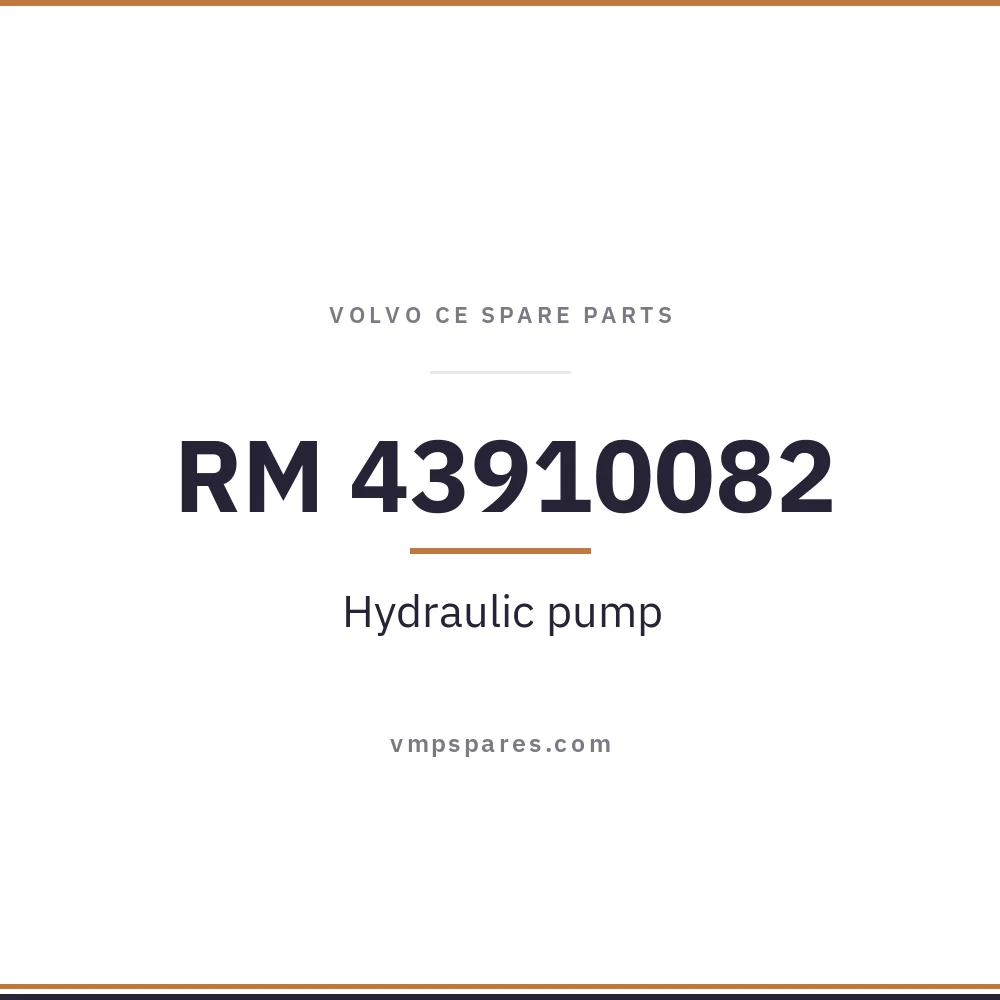 RM 43910082 – Hydraulic pump