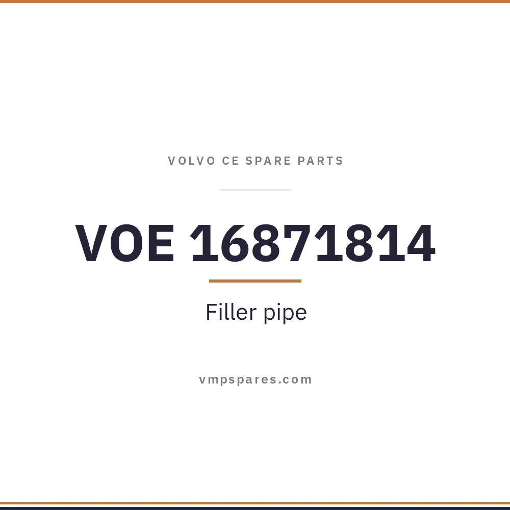 VOE 16871814 – Filler pipe