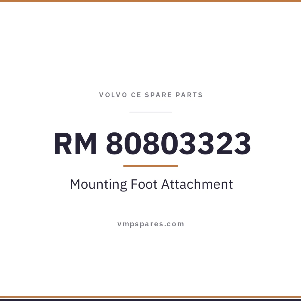 RM 80803323 – Mounting Foot Attachment