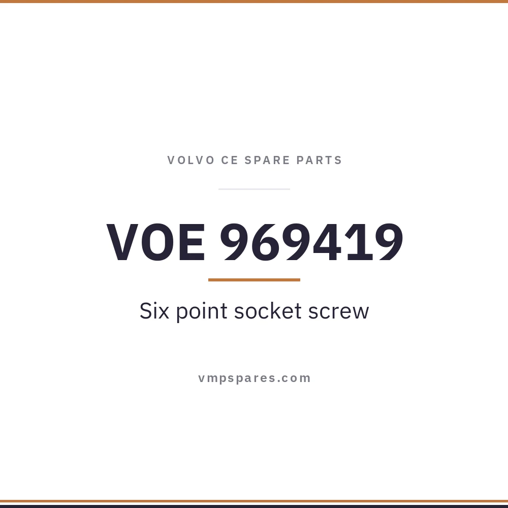 VOE 969419 – Six point socket screw