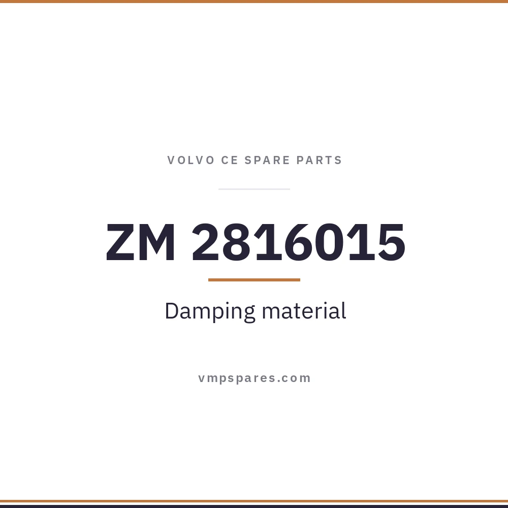 ZM 2816015 – Damping material