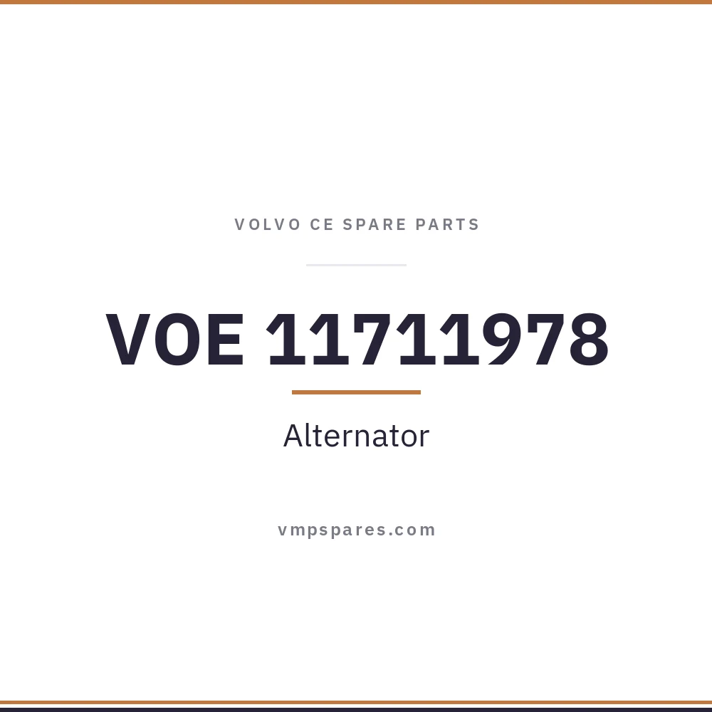VOE 11711978 – Alternator