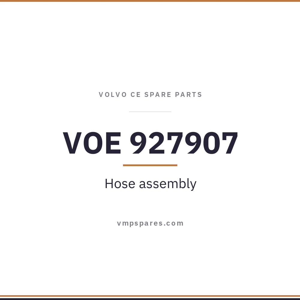 VOE 927907 – Hose assembly