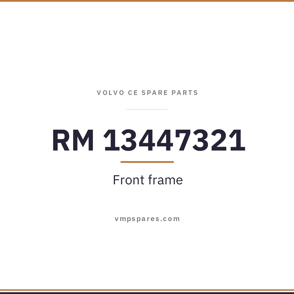 RM 13447321 – Front frame